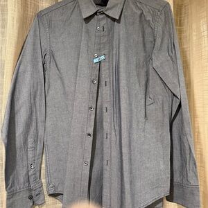 JOE Men's Gray Button-Up Shirt